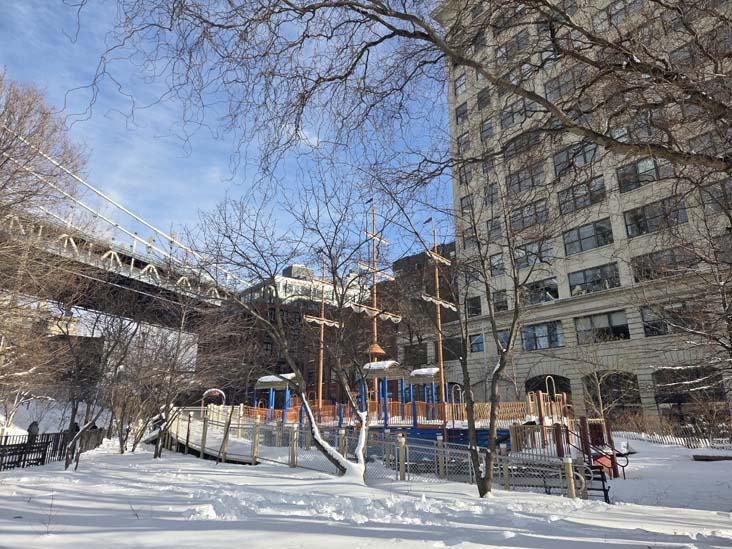 Main Street Playground, Main Street, Brooklyn Bridge Park, Brooklyn, February 24, 2026