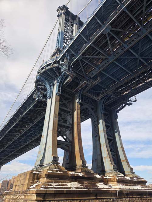 Manhattan Bridge, Main Street, Brooklyn Bridge Park, Brooklyn, February 24, 2026