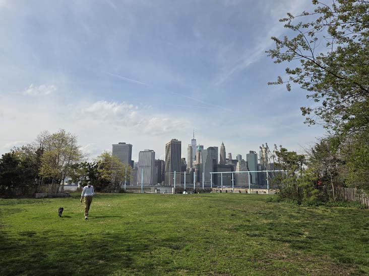 Liberty Lawn, Pier 6, Brooklyn Bridge Park, Brooklyn, April 16, 2026