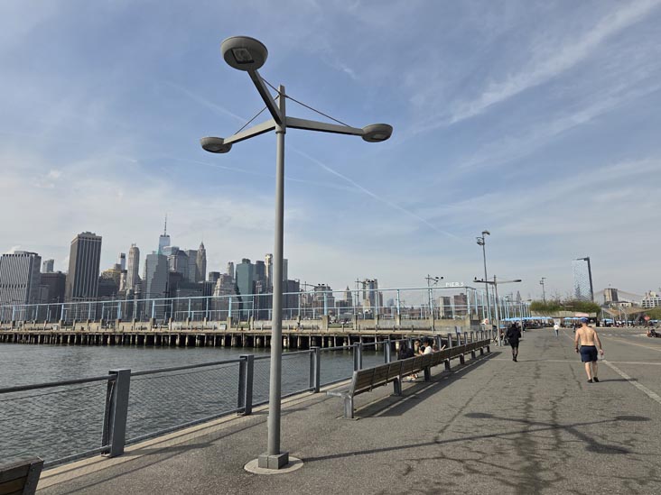 Greenway Between Pier 5 and Pier 6, Brooklyn Bridge Park, Brooklyn, April 16, 2026