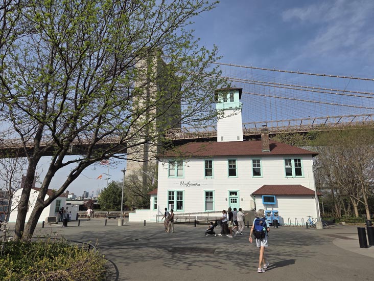 Fireboat Station, Fulton Ferry Landing, Brooklyn Bridge Park, Brooklyn, April 16, 2026