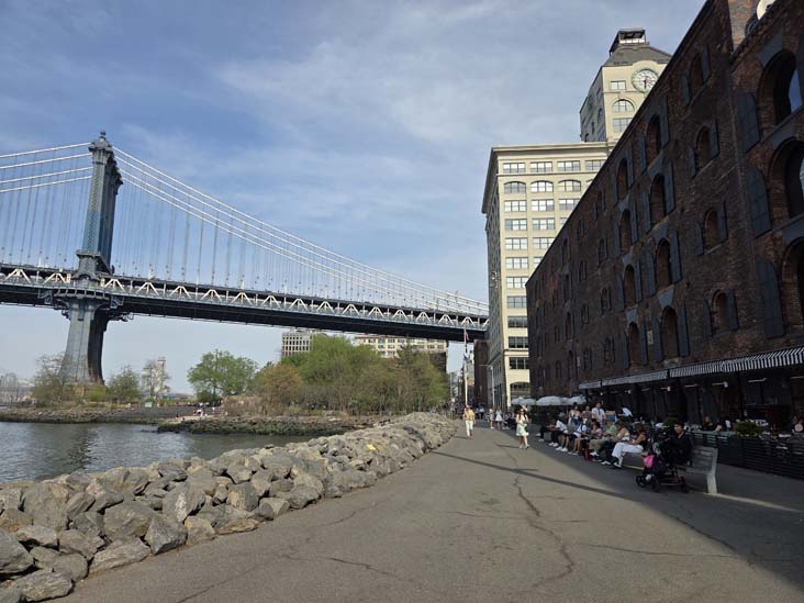 View Toward Main Street, Brooklyn Bridge Park, Brooklyn, April 16, 2026