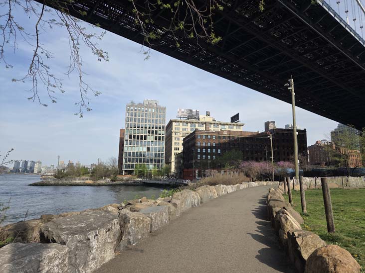 View Toward John Street From Main Street, Brooklyn Bridge Park, Brooklyn, April 16, 2026