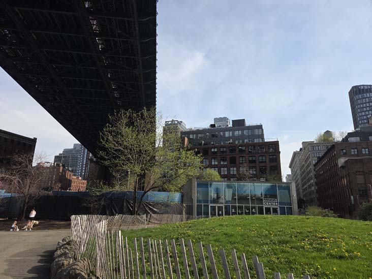 Environmental Education Center, Main Street, Brooklyn Bridge Park, Brooklyn, April 16, 2026