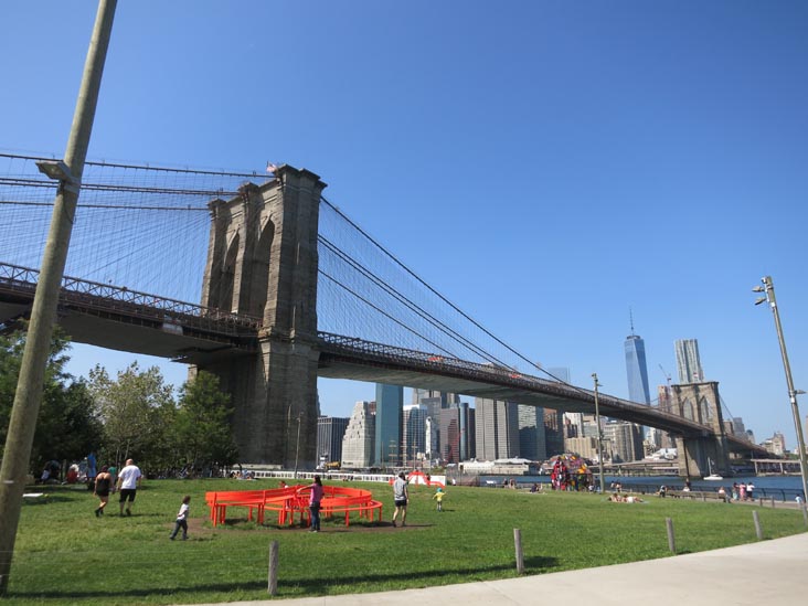 Brooklyn Bridge From Brooklyn Bridge Park, Brooklyn, September 7, 2015