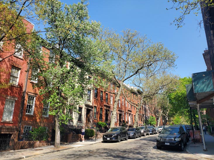 Joralemon Street at Willow Place, Brooklyn Heights, Brooklyn, April 24, 2025