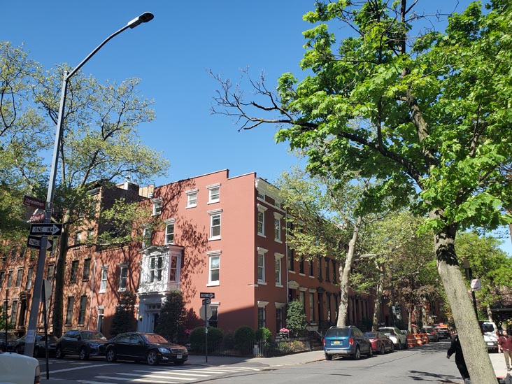 Joralemon Street at Sidney Place, Brooklyn Heights, Brooklyn, April 28, 2025