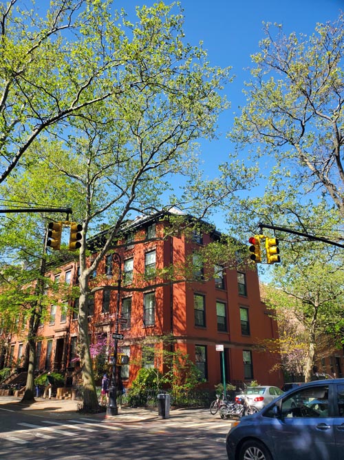 Joralemon Street and Henry Street, SW Corner, Brooklyn Heights, Brooklyn, April 28, 2025