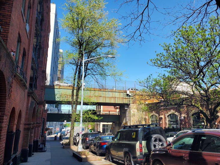 Joralemon Street Between Columbia Place and Furman Street, Brooklyn Heights, Brooklyn, April 28, 2025