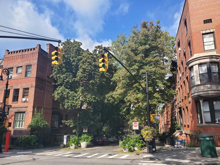 Joralemon Street at Hicks Street, Brooklyn Heights, Brooklyn, August 25, 2025