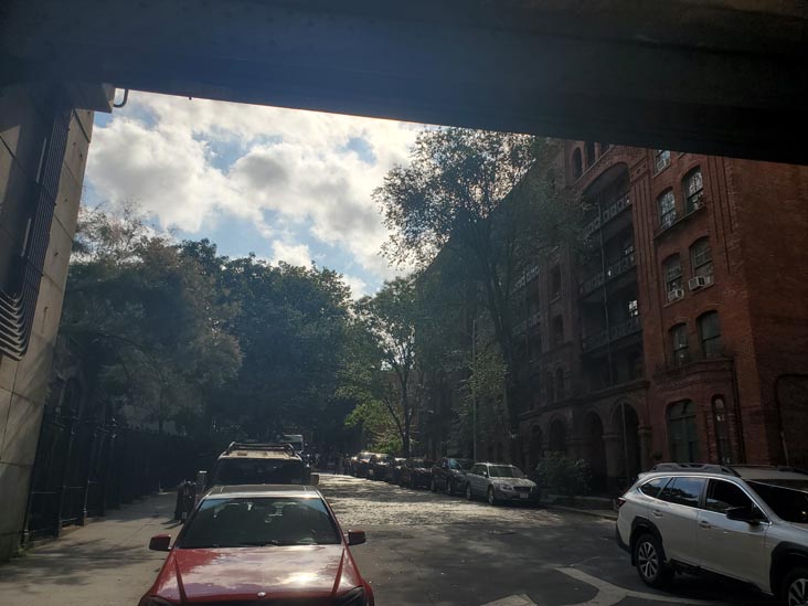 Joralemon Street at Furman Street, Brooklyn Heights, Brooklyn, August 25, 2025