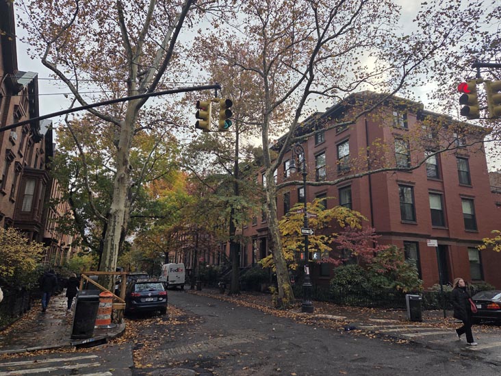 Joralemon Street at Henry Street, Brooklyn Heights, Brooklyn, November 10, 2025