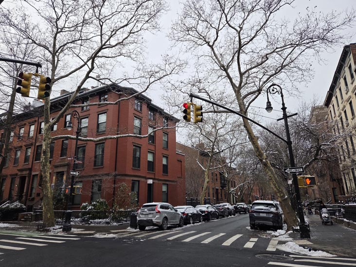 Joralemon Street at Henry Street, Brooklyn Heights, Brooklyn, December 15, 2025