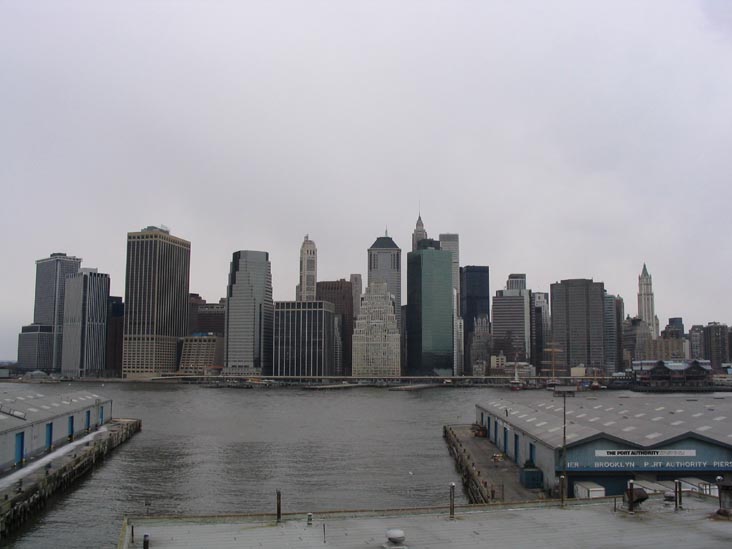 Lower Manhattan From Brooklyn Heights Promenade, Brooklyn Heights, Brooklyn, February 21, 2004