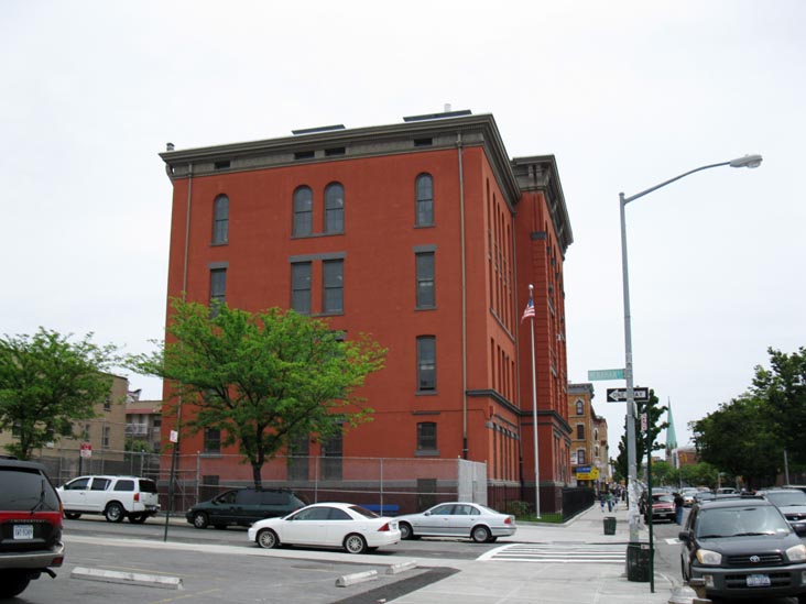 Knickerbocker Avenue and Menahan Street, NE Corner, Bushwick, Brooklyn