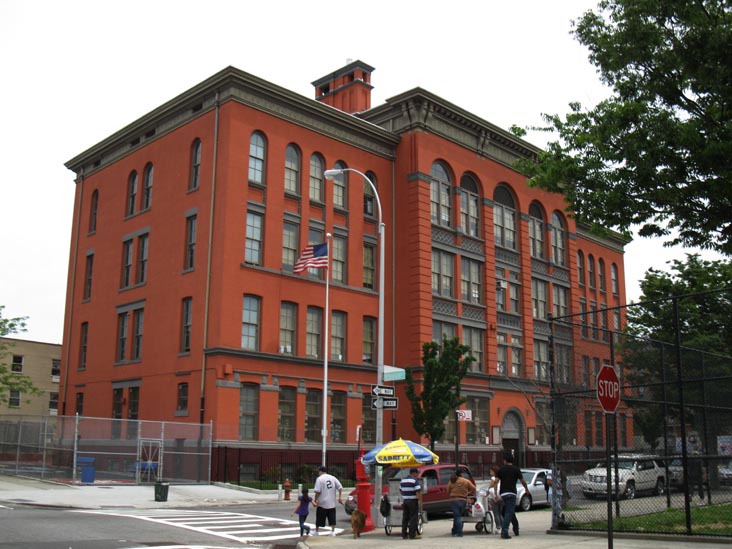 Knickerbocker Avenue and Menahan Street, NE Corner, Bushwick, Brooklyn