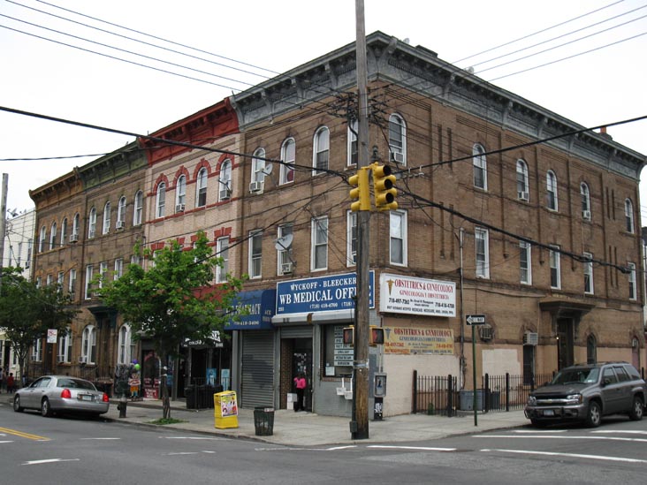 Wyckoff Avenue and Bleecker Street, NW Corner, Bushwick, Brooklyn