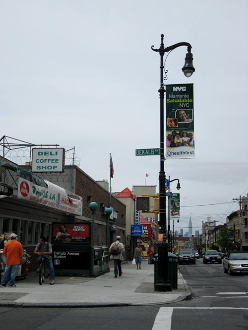 Wyckoff Avenue and Dekalb Avenue, SW Corner, Bushwick, Brooklyn
