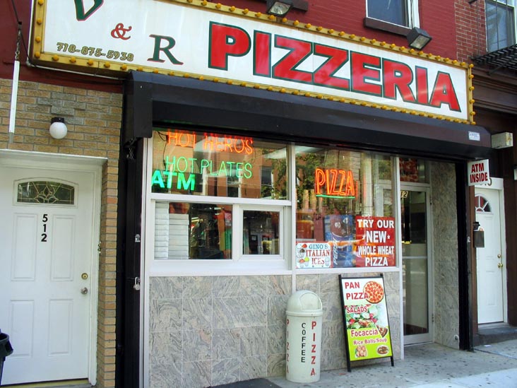 V & R Pizzeria, 512 Court Street, Carroll Gardens, Brooklyn