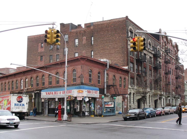 Clinton Avenue and Fulton Street, NW Corner, Clinton Hill, Brooklyn