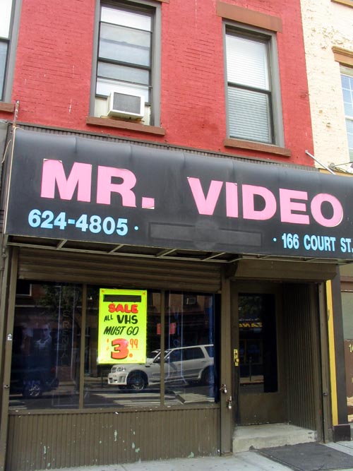 Mr. Video, 166 Court Street, Cobble Hill, Brooklyn