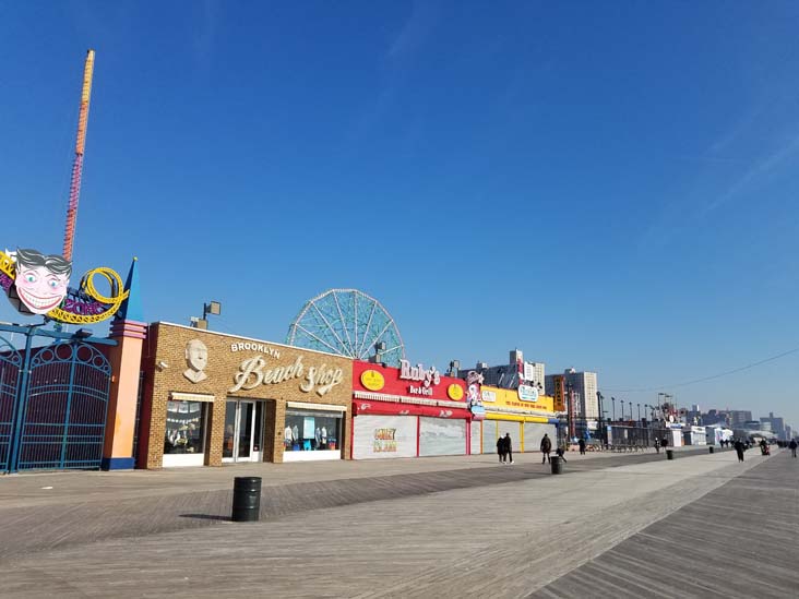 Boardwalk, Coney Island, Brooklyn, February 3, 2019