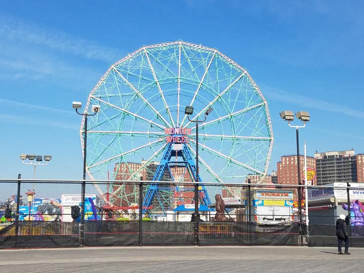 Wonder Wheel, Boardwalk, Coney Island, Brooklyn, February 3, 2019