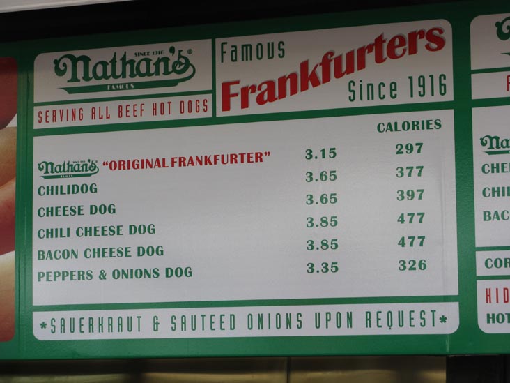 Nathan's Hot Dogs, 1310 Surf Avenue, Coney Island, Brooklyn, April 25, 2009