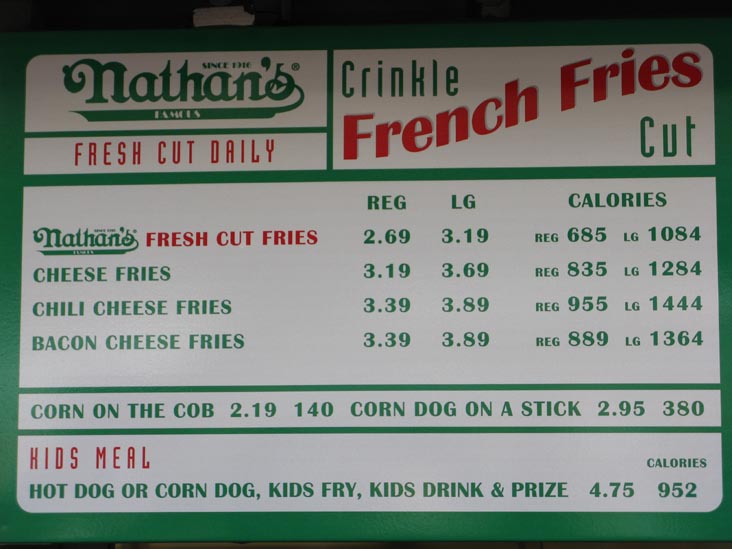 Nathan's Hot Dogs, 1310 Surf Avenue, Coney Island, Brooklyn, April 25, 2009