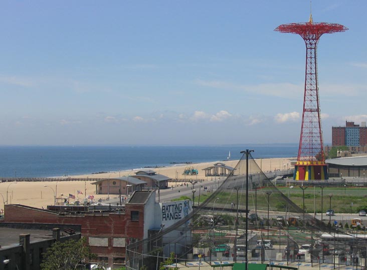 Parachute Jump From the Wonder Wheel, Coney Island, Brooklyn, May 20, 2004