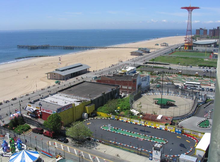 Parachute Jump and Pier, from the Wonder Wheel, Coney Island, Brooklyn, May 20, 2004