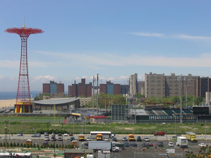 Parachute Jump and Keyspan Park From Wonder Wheel, Coney Island, Brooklyn, May 20, 2004