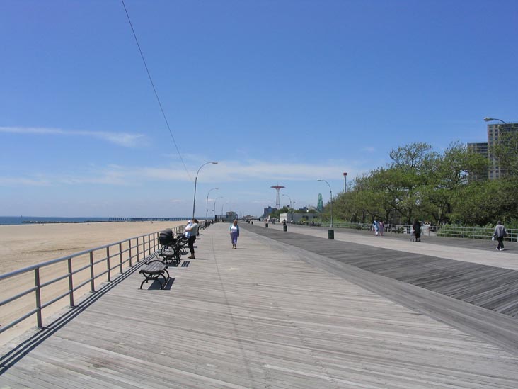 Eastern End of the Boardwalk, Coney Island, Brooklyn, May 20, 2004