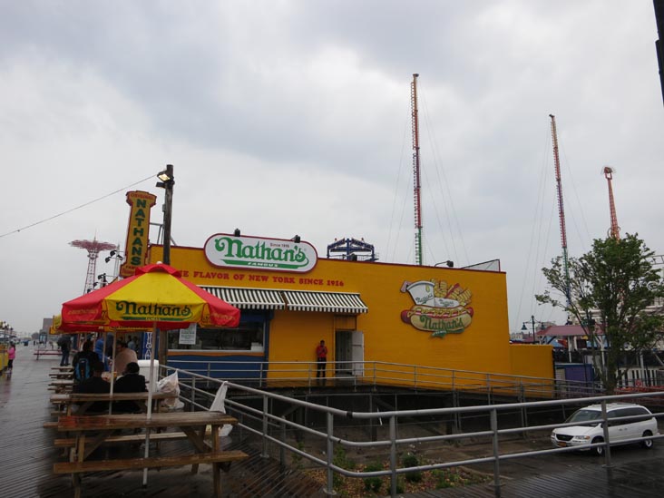 Nathan's, Boardwalk, Coney Island, Brooklyn, May 28, 2013
