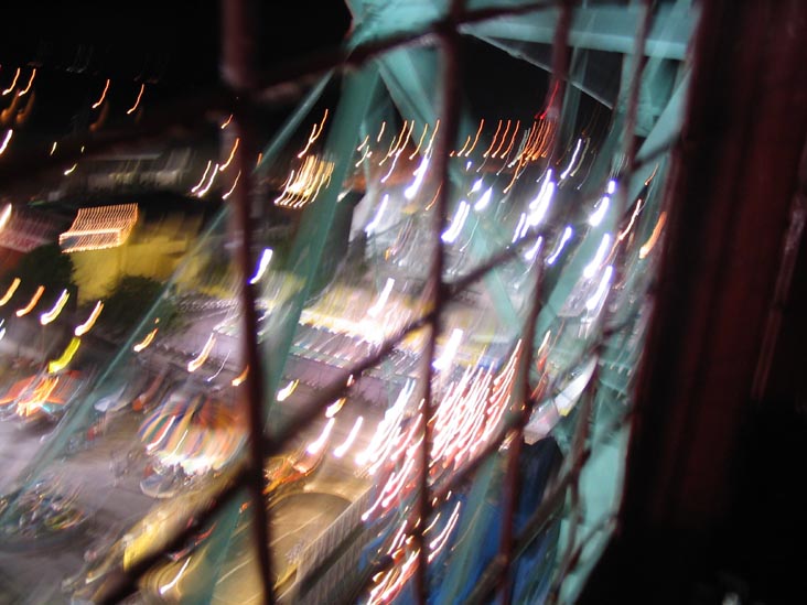 Swinging Ride on the Wonder Wheel, Coney Island, Brooklyn, July 9, 2004