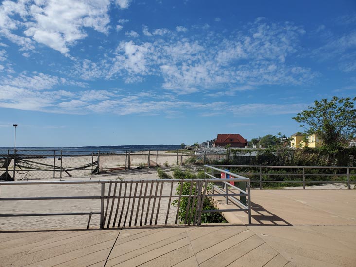 Western End of Boardwalk at West 37th Street, Coney Island, Brooklyn, September 20, 2020