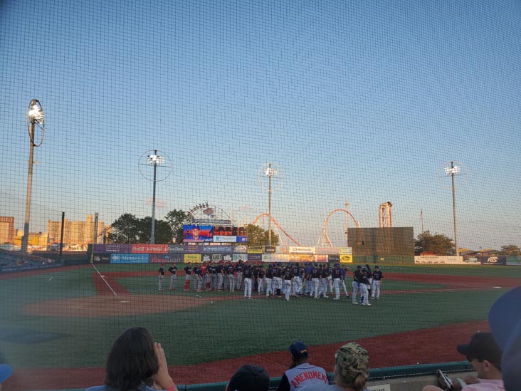 Brooklyn Cyclones vs. Jersey Shore BlueClaws, Maimonides Park, 1904 Surf Avenue, Coney Island, Brooklyn, September 18, 2021