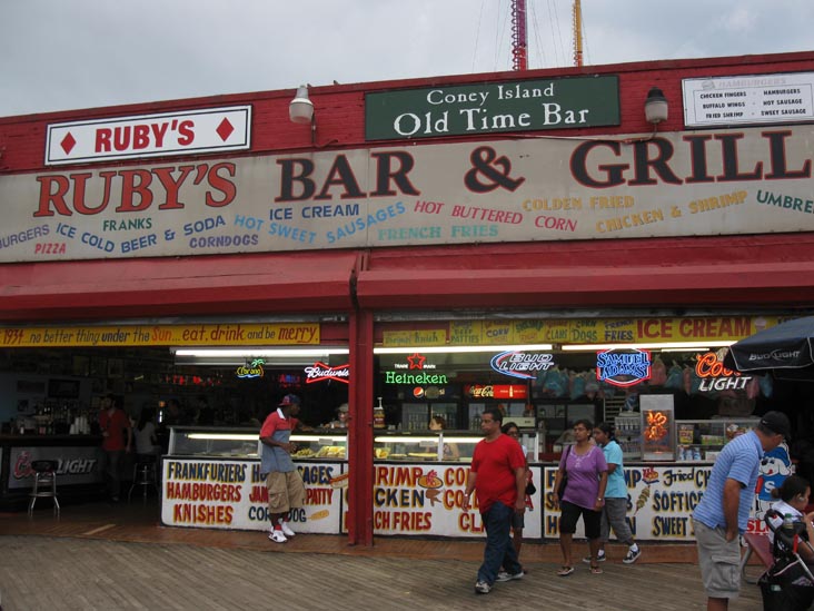 Ruby's Bar & Grill, 1213 Riegelmann Boardwalk, Coney Island, Brooklyn, August 19, 2011
