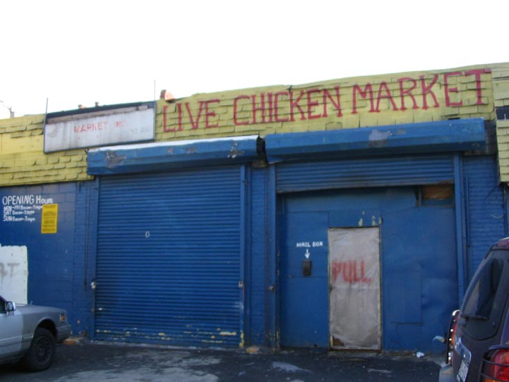Live Chicken Market, Atlantic Avenue Near Nostrand Avenue, Crown Heights, Brooklyn