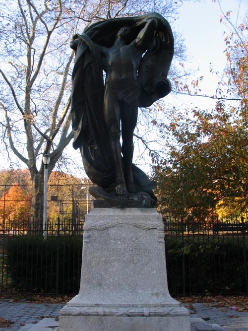 Dawn of Glory/Highland Park War Memorial, Jamaica Avenue and Cleveland Street, Highland Park, Brooklyn