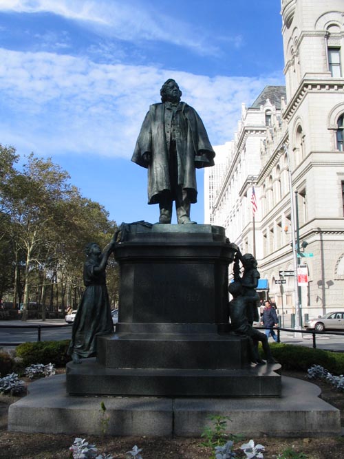 Henry Ward Beecher Statue, Columbus Park, Downtown Brooklyn