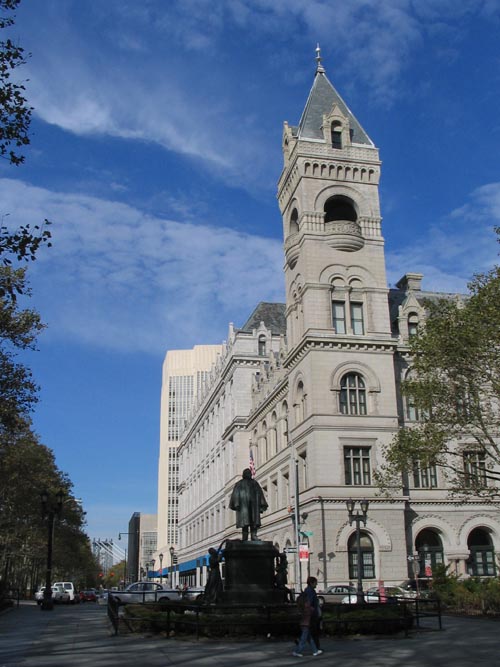 U.S. Post Office Building from Columbus Park, Downtown Brooklyn