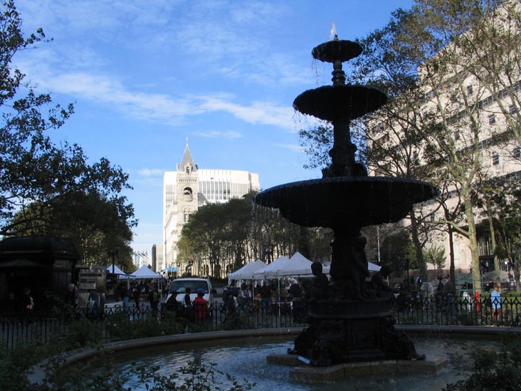 Fountain, Columbus Park, Downtown Brooklyn