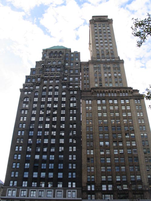 Buildings on Court Street, Columbus Park, Downtown Brooklyn