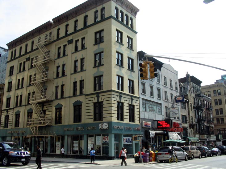 Court Street and Livingston Street, SE Corner, Downtown Brooklyn