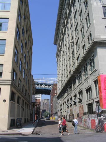 Plymouth and Jay Streets, Looking West, DUMBO, Brooklyn