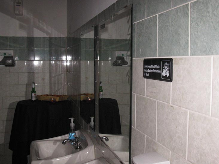 Employees Must Wash Hands, reBar, 147 Front Street, DUMBO, Brooklyn, August 20, 2011