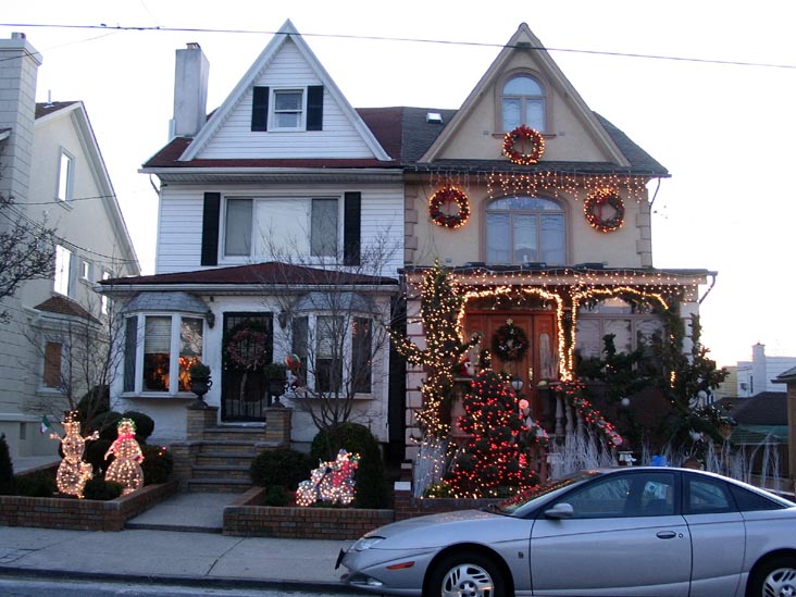 Dyker Heights Christmas Lights, South Side of 83rd Street Between 10th and 11th Avenues, Dyker Heights, Brooklyn