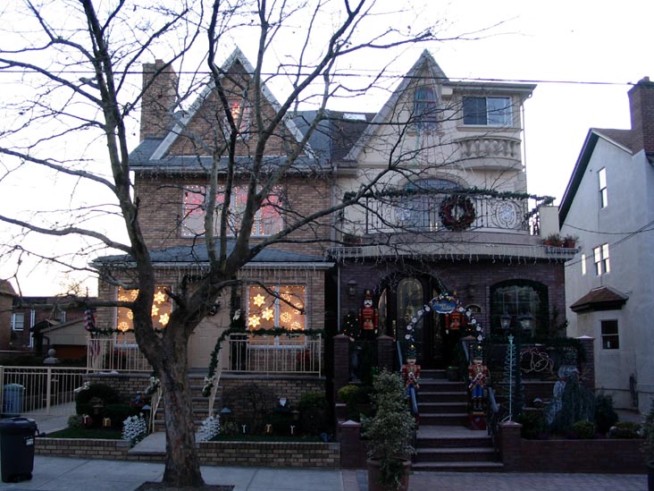 Dyker Heights Christmas Lights, South Side of 83rd Street Between 10th and 11th Avenues, Dyker Heights, Brooklyn