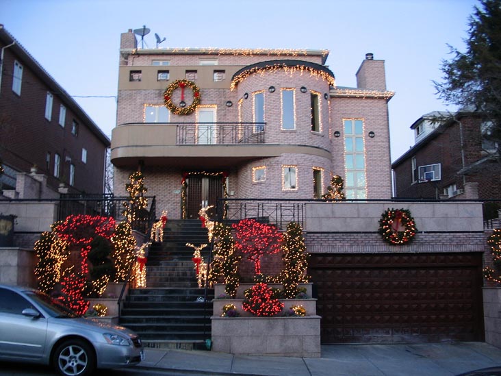 Dyker Heights Christmas Lights, North Side of 83rd Street Between 10th and 11th Avenues, Dyker Heights, Brooklyn